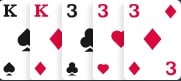 Nasa ibaba ang isang video poker hand order form na magagamit ng mga manlalaro para sa mabilis na sanggunian: