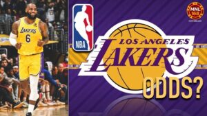 Ang larawang ito ay pinapakita si LeBron James at ang Los Angeles Lakers